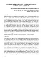 Giải pháp nâng cao chất lượng dịch vụ thẻ ở Ngân Hàng Agribank