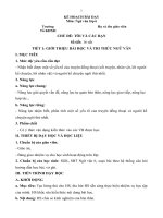 Giáo án Ngữ Văn 6 - Kết nối tri thức (Chủ đề 1 - Thời lượng 16 Tiết)