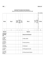 Biểu mẫu: Cân đối quyết toán ngân sách địa phương