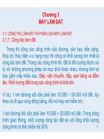 Bài giảng Máy xây dựng: Chương 3 - Nguyễn Hữu Chí