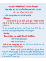 Bài giảng Máy xây dựng: Chương 4 - Nguyễn Hữu Chí