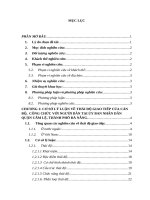 BÁO CÁO NGHIÊN CỨU THÁI ĐỘ CỦA CÁN BỘ CÔNG CHỨC VỚI NGƯỜI DÂN TẠI UBND TP ĐÀ NẴNG