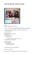 Cach tao dong ho co hinh minh