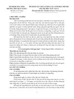 Đề KSCL Ngữ Văn 12 lần 3 năm 2020 – 2021 trường THPT Quế Võ 1 – Bắc Ninh