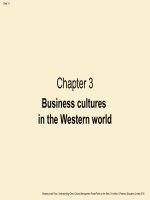 Revised chapter 3 (14) business cultures in the western world 