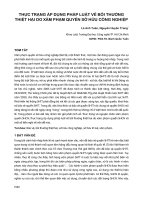 Thực trạng áp dụng pháp luật về bồi thường thiệt hại do xâm phạm quyền sở hữu công nghiệp
