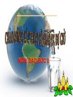 Tuần 28 - Đạo đức 3 - Tiết kiệm và bảo vệ nguồn nước