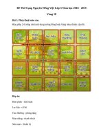 Đề thi Trạng Nguyên Tiếng Việt lớp 5 năm 2018-2019 - Vòng 18