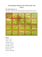 Đề thi Trạng Nguyên Tiếng Việt lớp 5 năm 2018-2019 - Vòng 14