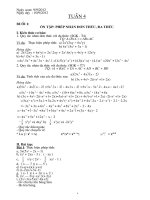 giao an day them toan 8 ki 1 chuan