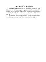 “Trình bày nội dung tư tưởng hồ chí minh về đại đoàn kết dân tộc  theo anhchị nội dung nào trong đó là đặc sắc nhất giá trị của tư tưởng hồ chí minh về đại đoàn kết dân tộc trong bối cảnh hiện nay là thanh niên của thời đạ