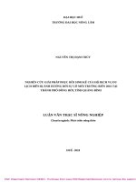 Nghiên cứu giải pháp phục hồi sinh kế của hộ dịch vụ du lịch biển bị ảnh hưởng bởi sự cố môi trường biển 2016 tại thành phố đồng hới, tỉnh quảng bình 