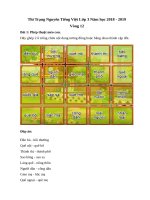 Đề thi Trạng Nguyên Tiếng Việt lớp 3 năm 2018-2019 - Vòng 12