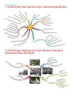 Tải SƠ ĐỒ TƯ DUY MÔN NGỮ VĂN LỚP 9 [Trọn Bộ]