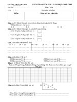 De khao sat GKII Toan 1