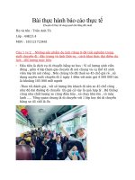 Bài thực hành báo cáo thực tế(Chuyến đi thực tế vòng quanh Đà Nẵng đến Huế)