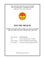 SBD 191.  BÀI THU HOẠCH MÔN ĐẠO ĐỨC LÃNH ĐẠO Trần Thị Thu Nga