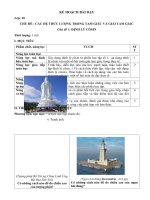 Kế hoạch bài dạy Toán 10 - Chủ đề: Các hệ thức lượng trong tam giác và giải tam giác