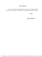 Nghiên cứu đặc điểm phục hồi rừng tự nhiên và đề xuất một số biện pháp kỹ thuật lâm sinh phục hồi rừng ở huyện tuyên hóa, tỉnh quảng bình 