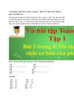 Giải vở bài tập toán lớp 5 tập 1