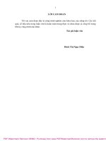 Luận văn Thạc sĩ Kiểm soát và Bảo vệ môi trường: Đánh giá hiệu quả sử dụng đất sản xuất nông nghiệp vùng đồng bằng thị xã Hương Trà, tỉnh Thừa Thiên Huế