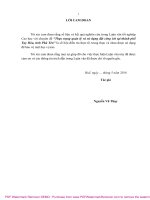 Luận văn Thạc sĩ Kiểm soát và Bảo vệ môi trường: Thực trạng quản lý và sử dụng quỹ đất công ích tại thành phố Tuy Hòa, tỉnh Phú Yên