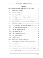 Thiết kế sản phẩm với CAD chi tiết máy đóng trục 