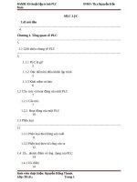 Đồ án môn học kỹ thuật lập trình PLC 