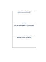 ĐỒ ÁN TỐT NGHIỆP XÂY DỰNG DÂN DỤNG ( CHI TIẾT)