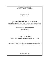 Quan niệm về vũ trụ và nhân sinh trong sáng tác dân gian của dân tộc ngái 