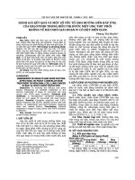 Đánh giá kết quả và một số yếu tố ảnh hưởng đến đáp ứng của erlotinib trong điều trị bước một ung thư phổi không tế bào nhỏ giai đoạn IV có đột biến EGFR