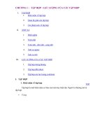 TOPO DAI CUONG Tóm Tắt Lý Thuyết Và Bài Tập