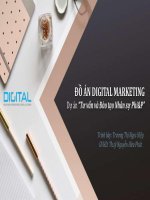 ĐỒ ÁN DIGITAL MARKETING Dự án “Tư vấn Đào tạo Nhân sự”