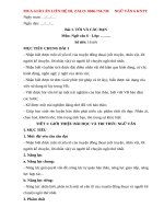 Giáo án ngữ văn 6 kì 1 CV 5512 bộ kết nối tri thức 