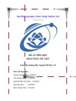 báo cáo đồ án khai thác dữ liệu bán lẻ từ các trang thương mại điện tử