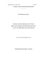 Đánh giá chương trình quản lý sử dụng kháng sinh tại bệnh viện bệnh nhiệt đới trước và sau can thiệp trong giai đoạn 2016 2020 