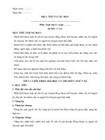 giáo án tổng hợp kì 1 ngữ văn lớp 6 kết nối tri thức bản word