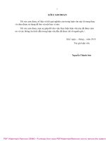 Luận văn thạc sĩ nghiên cứu thực trạng chứng nhận quyền sở hữu tài sản gắn liền với đất cho các tổ chức kinh tế tại tỉnh bình định 