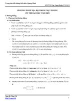 Cac dang toan phuong trinh duong thang