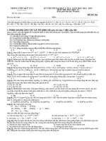 De thi DH lan 4 nam 2013