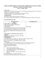 Giáo án Toán 1 bộ sách Chân trời sáng tạo (Cả năm)