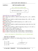 Chuan kien thuc on tap Toan 12