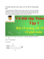 Vở bài tập toán lớp 5 tập 1 trang 18