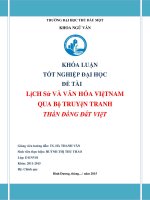 Lịch Sử Và Văn Hóa Việt Nam Qua Bộ Truyện Tranh Thần Đồng Đất Việt