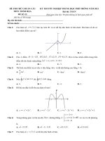 15  đề thi thử TN THPT 2021   môn toán   bộ đề chuẩn cấu trúc minh họa   đề 15   file word có lời giải
