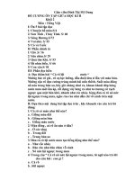 De cuong on tap giua ky II