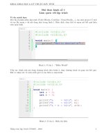 Bài thực hành Nhập môn lập trình số 1: Làm quen với lập trình