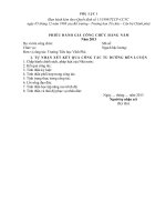 Mau danh gia cong chucVan phong
