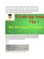 Vở bài tập toán lớp 5 tập 1 trang 27