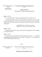 THI VAN VAO 10 CUA TINH THAI BINH